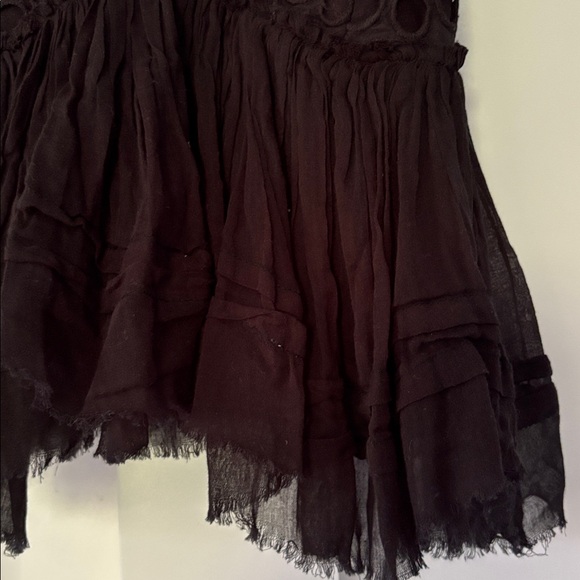 REVOLVE FREE PEOPLE BLACK CARRIE EYELET FREEFLOWING ADJUSTABLE STRAP TANK TOP!📦 - Picture 6 of 6